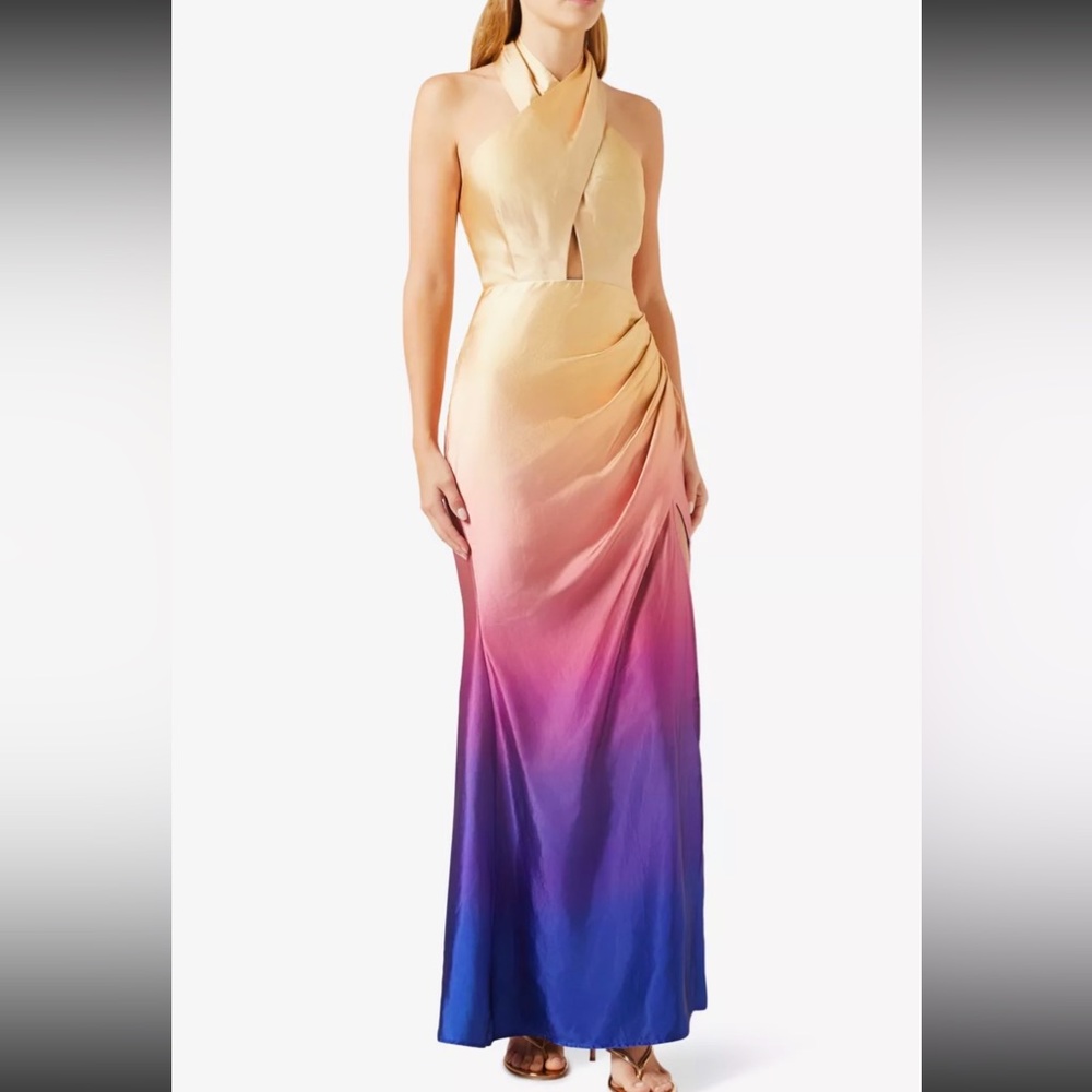 Elliatt x free people gazing ombré gown